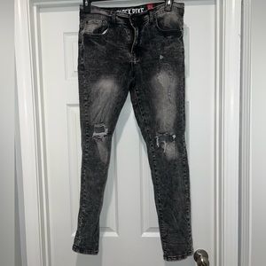 Ripped Jeans  |  Black  |  32/32